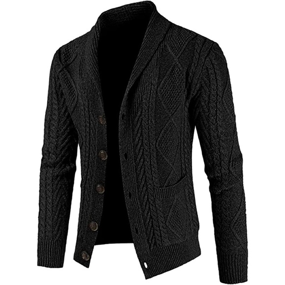 Mens New Knit Cardigan Sweater Multiple Sizes - Picture 1 of 1